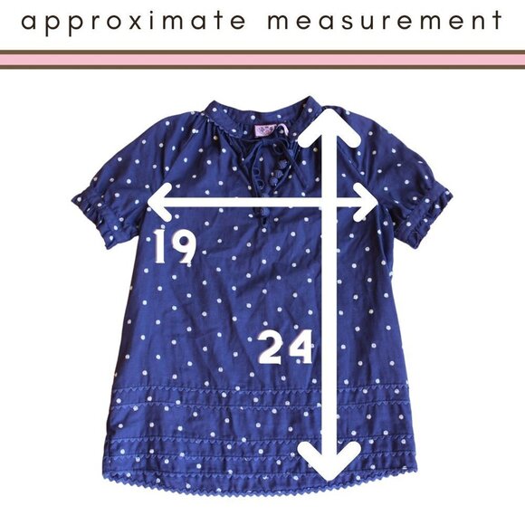 Juicy Couture Navy Blue Blouse w Short Puff Sleeves and Gold Embroidery 2 Small - Picture 7 of 7